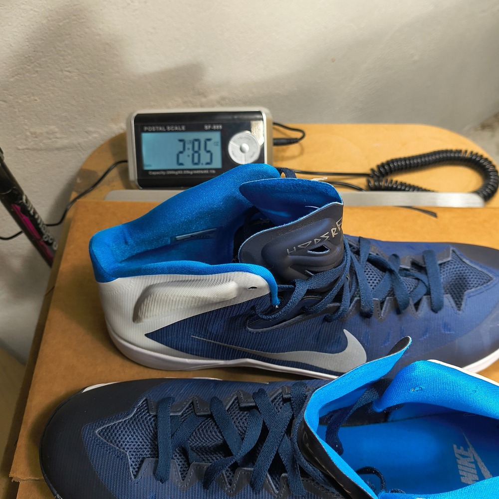 Nike Zoom Hyperquickness Mens 15 Midnight Navy Silver Blue 599420-400 Basketball - Picture 16 of 16